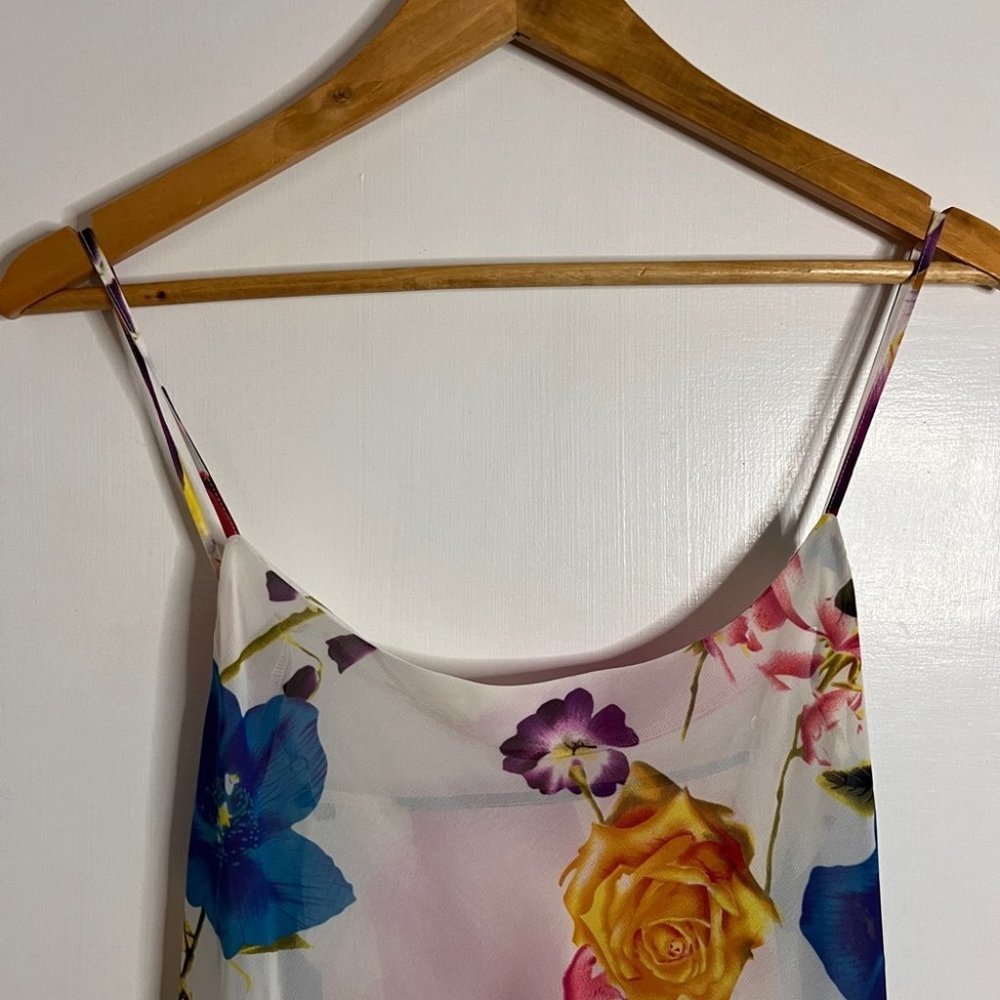 Nightie/nightgown Set in Gorgeous Floral Pattern Size M/L - Picture 6 of 8